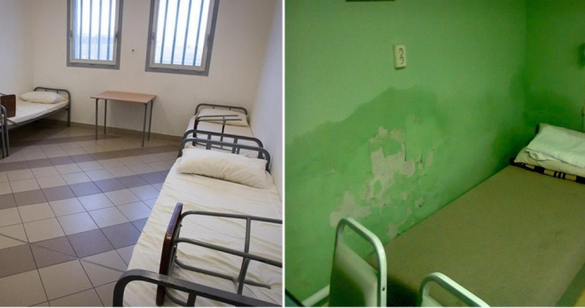 Az 1.képen egy magyarországi börtöncella látható,a 2.képen pedig egy szintén magyarországi gyerekkórház anyaszállója napi 3000 ft-ért....szerintem nem kell semmit hozzáfűznöm!