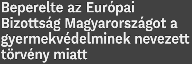 Magyarország megsérti az európai értékrendet