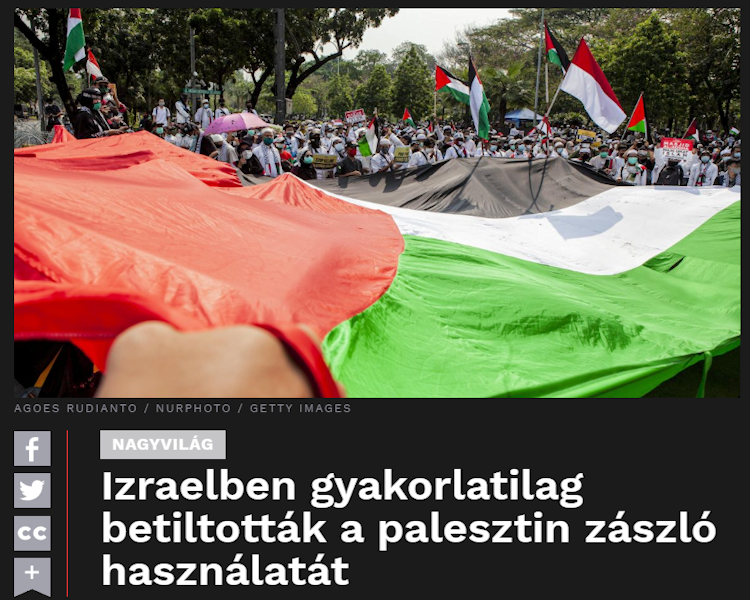 Palesztín zászló